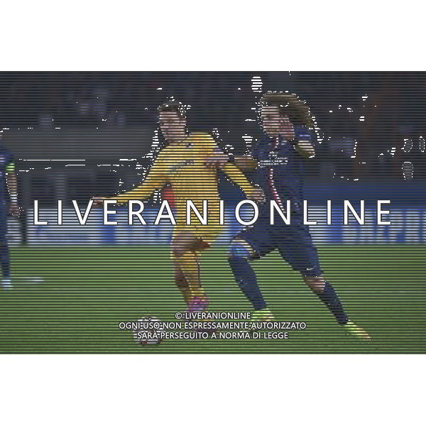 Gustavo MANDUCA / David LUIZ - 05.11.2014 - Paris Saint Germain / Apoel Nicosie - Champions League Photo : Winterpress / Icon Sportw AG ALDO LIVERANI SAS ONLY ITALY