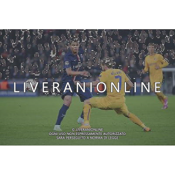 Thiago SILVA / Giorgos EFREM - 05.11.2014 - Paris Saint Germain / Apoel Nicosie - Champions League Photo : Winterpress / Icon Sportw AG ALDO LIVERANI SAS ONLY ITALY