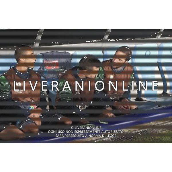 NAPOLI - YOUNG BOYS UEFA EUROPA LEAGUE GIRONE I 06 NOVEMBRE 2014 NELLA FOTO: HIGUAIN IN PANCHINA ©MOSCA- AG.LIVERANI
