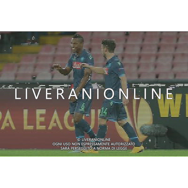NAPOLI - YOUNG BOYS UEFA EUROPA LEAGUE GIRONE I 06 NOVEMBRE 2014 NELLA FOTO: ESULTANZA DOPO IL GOL DI DE GUZMAN ©MOSCA- AG.LIVERANI