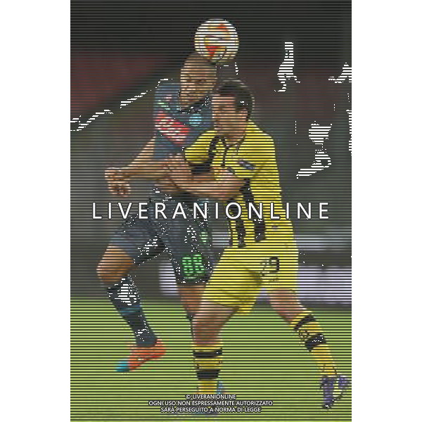 NAPOLI - YOUNG BOYS UEFA EUROPA LEAGUE GIRONE I 06 NOVEMBRE 2014 NELLA FOTO: INLER, NUZZOLO ©MOSCA- AG.LIVERANI