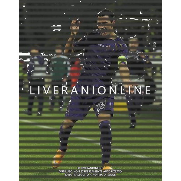 UEFA Europa League 2014/2015 Gruppo K Firenze - 06.11.2014 Fiorentina-Paok Salonicco Nella Foto:pasqual esulta /Ph.Vitez-Ag. Aldo Liverani
