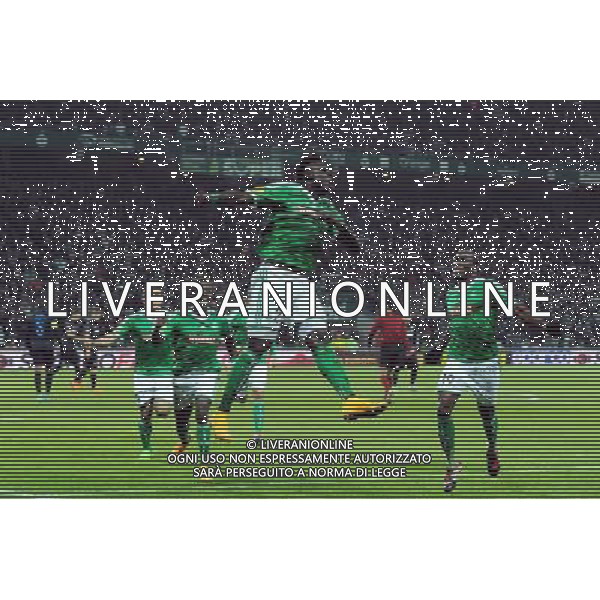 Joie Moustapha BAYAL SALL - 06.11.2014 - Saint Etienne / Inter Milan - Europa League Photo : Jean Paul Thomas / Icon Sport /AGENZIA ALDO LIVERANI SAS - ITALY ONLY - EDITORIAL USE ONLY
