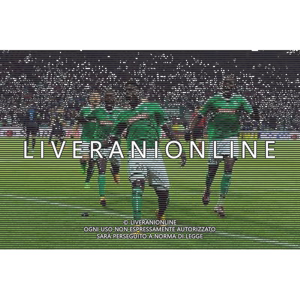 Joie Moustapha BAYAL SALL - 06.11.2014 - Saint Etienne / Inter Milan - Europa League Photo : Jean Paul Thomas / Icon Sport /AGENZIA ALDO LIVERANI SAS - ITALY ONLY - EDITORIAL USE ONLY