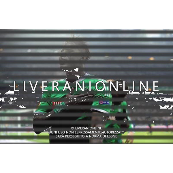 Joie Moustapha BAYAL SALL - 06.11.2014 - Saint Etienne / Inter Milan - Europa League Photo : Jean Paul Thomas / Icon Sport /AGENZIA ALDO LIVERANI SAS - ITALY ONLY - EDITORIAL USE ONLY