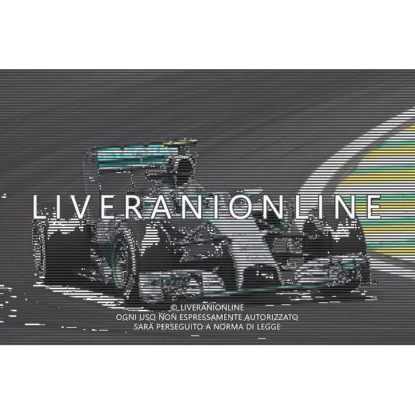 Nico Rosberg (GER) Mercedes AMG F1 W05. 07.11.2014. Formula 1 World Championship, Rd 18, Brazilian Grand Prix, Sao Paulo, Brazil, Practice Day. - www.xpbimages.com, EMail: requests@xpbimages.com - copy of publication required for printed pictures. Every used picture is fee-liable. © Copyright: Moy / XPB Images /AGENZIA ALDO LIVERANI SAS - ITALY ONLY - EDITORIAL USE ONLY