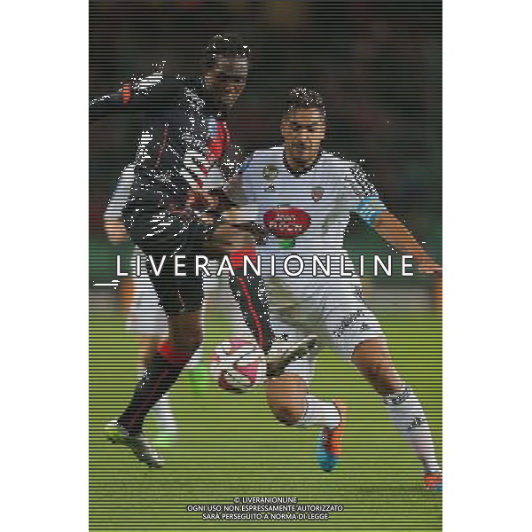 Habib HABIBOU / Wesley LAUTOA - 07.11.2014 - Rennes / Lorient - 13eme journee de Ligue 1 - Photo : Vincent Michel / Icon Sport AG ALDO LIVERANI SAS ONLY ITALY