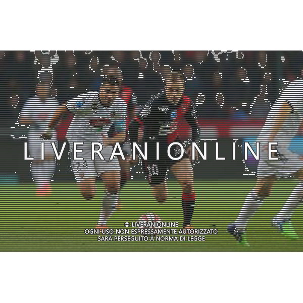 Kamil GROSICKI / Wesley LAUTOA - 07.11.2014 - Rennes / Lorient - 13eme journee de Ligue 1 - Photo : Vincent Michel / Icon Sport AG ALDO LIVERANI SAS ONLY ITALY