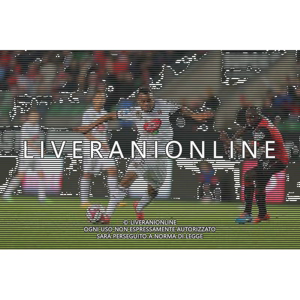 Jordan AYEW - 07.11.2014 - Rennes / Lorient - 13eme journee de Ligue 1 Photo : Vincent Michel / Icon Sport /AGENZIA ALDO LIVERANI SAS - ITALY ONLY - EDITORIAL USE ONLY