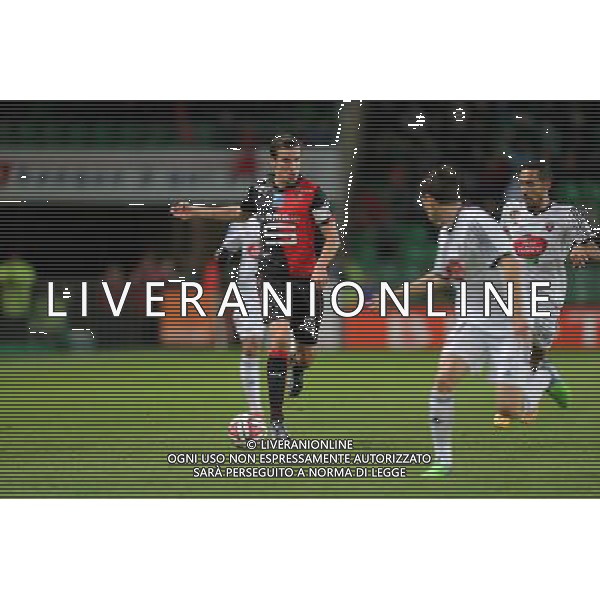 Romain DANZE - 07.11.2014 - Rennes / Lorient - 13eme journee de Ligue 1 Photo : Vincent Michel / Icon Sport /AGENZIA ALDO LIVERANI SAS - ITALY ONLY - EDITORIAL USE ONLY