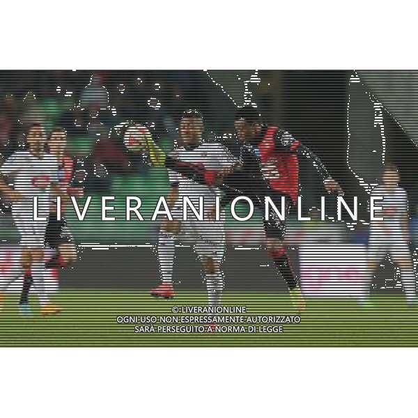 MEXER / Jordan AYEW - 07.11.2014 - Rennes / Lorient - 13eme journee de Ligue 1 Photo : Vincent Michel / Icon Sport /AGENZIA ALDO LIVERANI SAS - ITALY ONLY - EDITORIAL USE ONLY