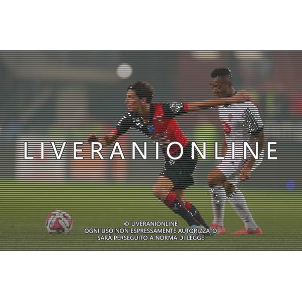 Vincent PAJOT / Jordan AYEW - 07.11.2014 - Rennes / Lorient - 13eme journee de Ligue 1 Photo : Vincent Michel / Icon Sport /AGENZIA ALDO LIVERANI SAS - ITALY ONLY - EDITORIAL USE ONLY