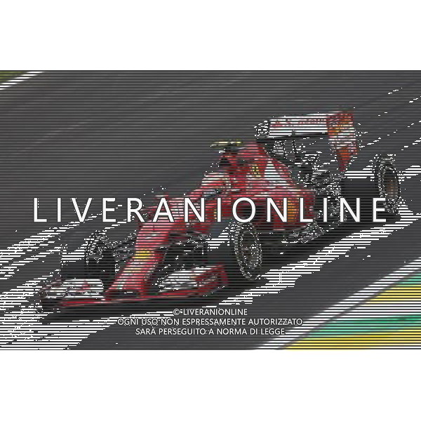 Kimi Raikkonen (FIN) Ferrari F14-T. 08.11.2014. Formula 1 World Championship, Rd 18, Brazilian Grand Prix, Sao Paulo, Brazil, Qualifying Day. - www.xpbimages.com, EMail: requests@xpbimages.com - copy of publication required for printed pictures. Every used picture is fee-liable. © Copyright: Moy / XPB Images /AGENZIA ALDO LIVERANI SAS - ITALY ONLY - EDITORIAL USE ONLY - Grand Prix Gp F1 Brasile prove ufficiali