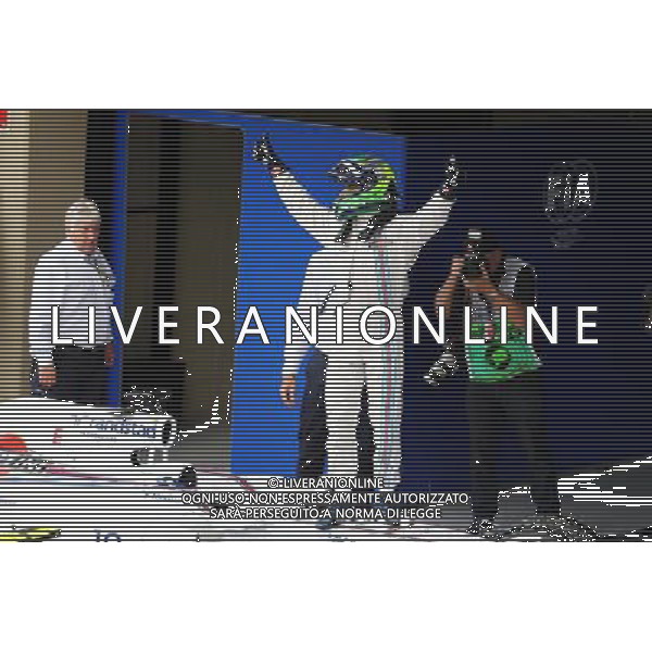 Felipe Massa (BRA) Williams FW36 celebrates his third position in parc ferme. 09.11.2014. Formula 1 World Championship, Rd 18, Brazilian Grand Prix, Sao Paulo, Brazil, Race Day. AG ALDO LIVERANI SAS ONLY ITALY