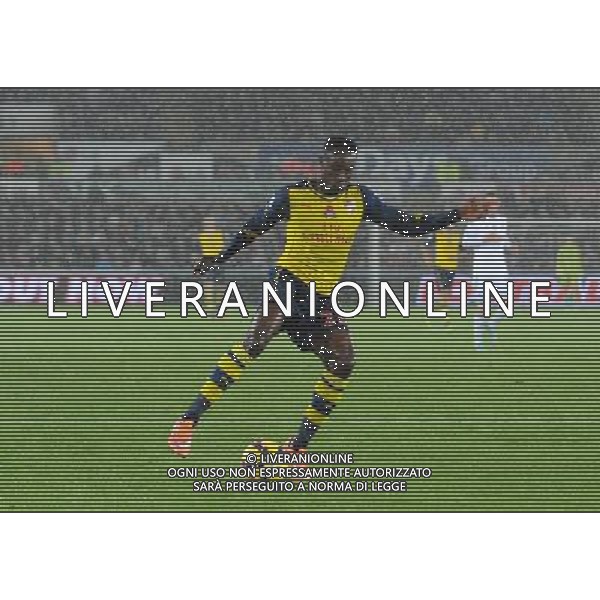 ArsenalÕs Danny Welbeck in action during todays match Photographer Ian Cook/CameraSport Football - Barclays Premiership - Swansea City v Arsenal - Sunday 9th November 2014 - Liberty Stadium - Swansea © CameraSport - 43 Linden Ave. Countesthorpe. Leicester. England. LE8 5PG - Tel: +44 (0) 116 277 4147 - admin@camerasport.com - www.camerasport.com AG ALDO LIVERANI SAS ONLY ITALY