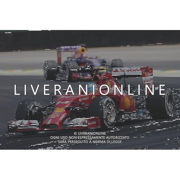 Fernando Alonso (ESP) Ferrari F14-T. 09.11.2014. Formula 1 World Championship, Rd 18, Brazilian Grand Prix, Sao Paulo, Brazil, Race Day. AG ALDO LIVERANI SAS ONLY ITALY