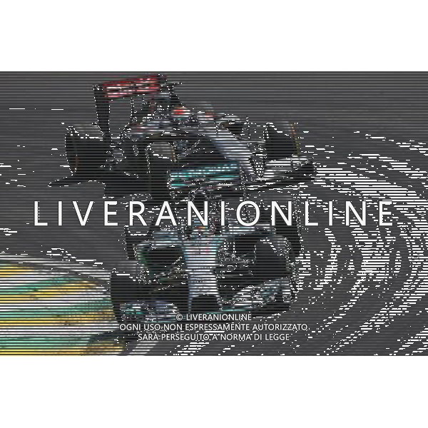 Lewis Hamilton (GBR) Mercedes AMG F1 W05. 09.11.2014. Formula 1 World Championship, Rd 18, Brazilian Grand Prix, Sao Paulo, Brazil, Race Day. AG ALDO LIVERANI SAS ONLY ITALY