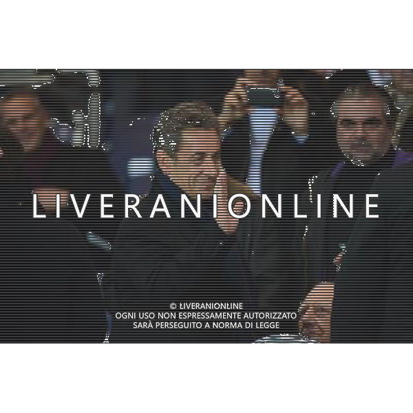 Nicolas SARKOZY - 09.11.2014 - Paris Saint Germain / Marseille - 13eme journee de Ligue 1 Photo : Dave Winter / Icon Sport AG ALDO LIVERANI SAS ONLY ITALY