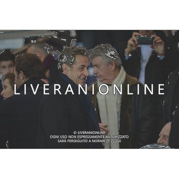 Nicolas SARKOZY - 09.11.2014 - Paris Saint Germain / Marseille - 13eme journee de Ligue 1 Photo : Dave Winter / Icon Sport AG ALDO LIVERANI SAS ONLY ITALY