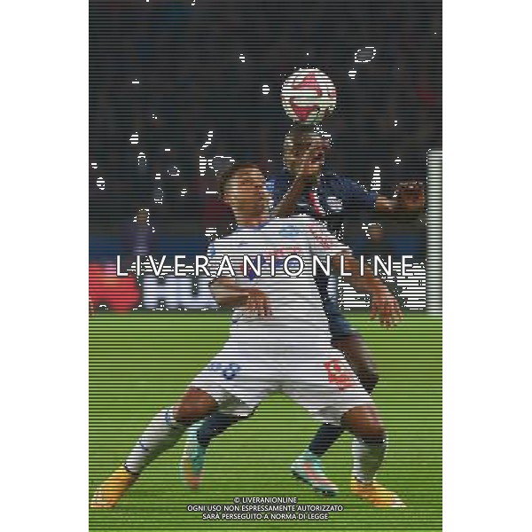 Mario LEMINA / Blaise MATUIDI - 09.11.2014 - Paris Saint Germain / Marseille - 13eme journee de Ligue 1 Photo : Dave Winter / Icon Sport AG ALDO LIVERANI SAS ONLY ITALY
