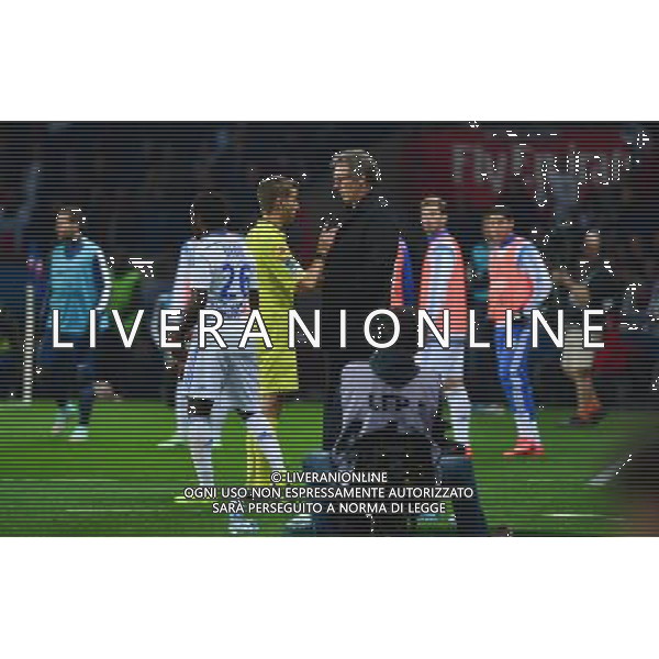 Clement TURPIN / Laurent BLANC - 09.11.2014 - Paris Saint Germain / Marseille - 13eme journee de Ligue 1 Photo : Dave Winter / Icon Sport AG ALDO LIVERANI SAS ONLY ITALY