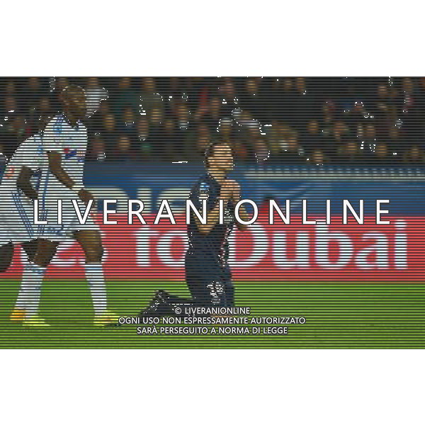 Zlatan IBRAHIMOVIC - 09.11.2014 - Paris Saint Germain / Marseille - 13eme journee de Ligue 1 Photo : Dave Winter / Icon Sport AG ALDO LIVERANI SAS ONLY ITALY