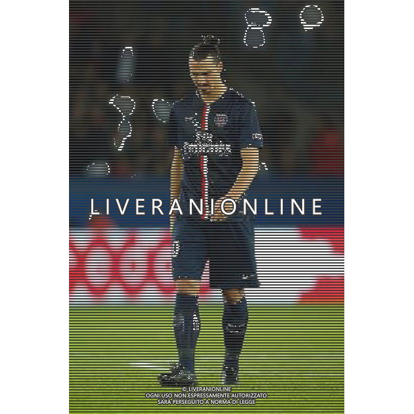 ZLATAN IBRAHIMOVIC - 09.11.2014 - Paris Saint Germain / Marseille - 13eme journee de Ligue 1 Photo : Visual / Icon Sport AG ALDO LIVERANI SAS ONLY ITALY