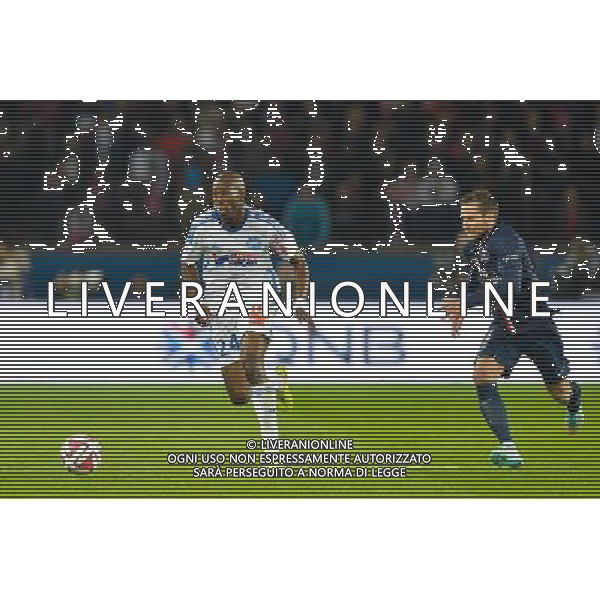 Rod FANNI / Yohan CABAYE - 09.11.2014 - Paris Saint Germain / Marseille - 13eme journee de Ligue 1 Photo : Aurelien Meunier / Icon Sport AG ALDO LIVERANI SAS ONLY ITALY