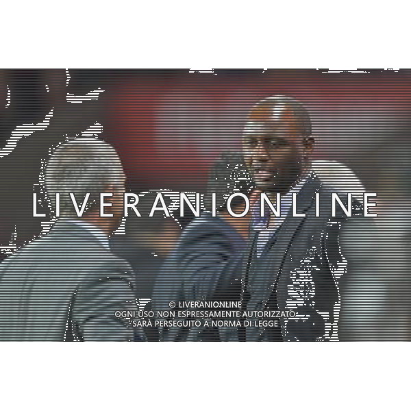ALAIN ROCHE / Patrick VIEIRA - 09.11.2014 - Paris Saint Germain / Marseille - 13eme journee de Ligue 1 Photo : Aurelien Meunier / Icon Sport AG ALDO LIVERANI SAS ONLY ITALY