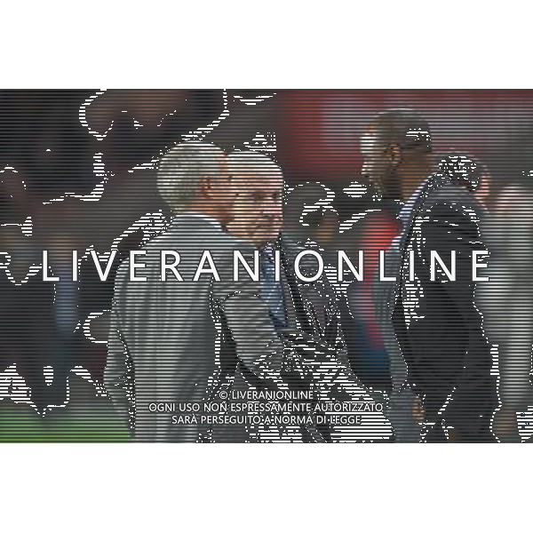 Alain ROCHE / Luis FERNANDEZ / Patrick VIEIRA - 09.11.2014 - Paris Saint Germain / Marseille - 13eme journee de Ligue 1 Photo : Aurelien Meunier / Icon Sport AG ALDO LIVERANI SAS ONLY ITALY