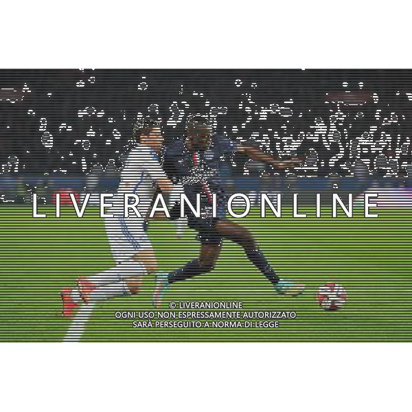 Florian THAUVIN / Blaise MATUIDI - 09.11.2014 - Paris Saint Germain / Marseille - 13eme journee de Ligue 1 Photo : Aurelien Meunier / Icon Sport AG ALDO LIVERANI SAS ONLY ITALY