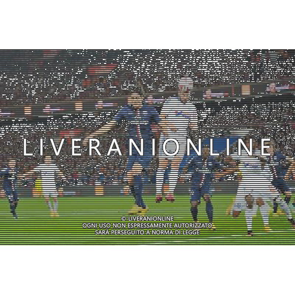 Edinson CAVANI / Andre Pierre GIGNAC - 09.11.2014 - Paris Saint Germain / Marseille - 13eme journee de Ligue 1 Photo : Aurelien Meunier / Icon Sport AG ALDO LIVERANI SAS ONLY ITALY