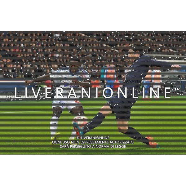 Brice DJADJEDJE / MAXWELL - 09.11.2014 - Paris Saint Germain / Marseille - 13eme journee de Ligue 1 Photo : Aurelien Meunier / Icon Sport AG ALDO LIVERANI SAS ONLY ITALY
