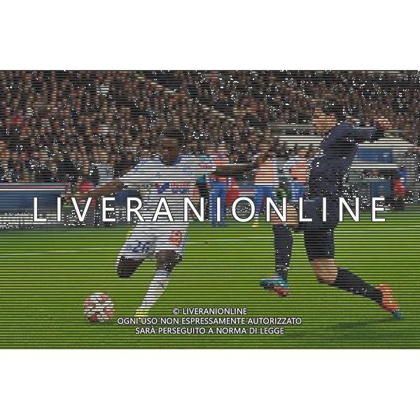 Brice DJADJEDJE / MAXWELL - 09.11.2014 - Paris Saint Germain / Marseille - 13eme journee de Ligue 1 Photo : Aurelien Meunier / Icon Sport AG ALDO LIVERANI SAS ONLY ITALY