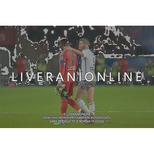 Andre Pierre GIGNAC / Steve MANDANDA - 09.11.2014 - Paris Saint Germain / Marseille - 13eme journee de Ligue 1 Photo : Aurelien Meunier / Icon Sport AG ALDO LIVERANI SAS ONLY ITALY