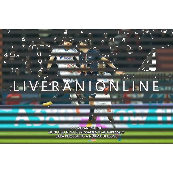 Abdelaziz BARRADA / Javier PASTORE - 09.11.2014 - Paris Saint Germain / Marseille - 13eme journee de Ligue 1 Photo : Aurelien Meunier / Icon Sport AG ALDO LIVERANI SAS ONLY ITALY