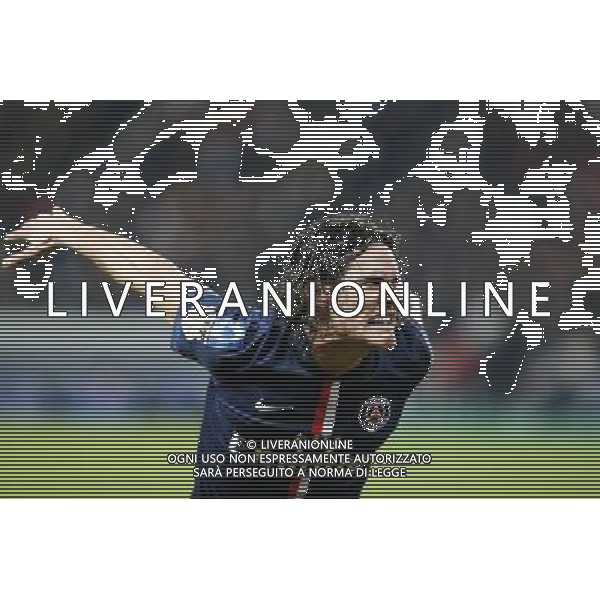 Joie PSG - Edinson CAVANI - 09.11.2014 - Paris Saint Germain / Marseille - 13eme journee de Ligue 1 Photo : Johnny Fidelin/ Icon Sport AG ALDO LIVERANI SAS ONLY ITALY