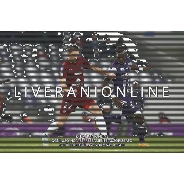 Kevin Lejeune / Tongo Doumbia - 08.11.2014 - Toulouse / Metz - 13eme journee Ligue 1 Photo : Manuel Blondeau / Icon Sport AG ALDO LIVERANI SAS ONLY ITALY
