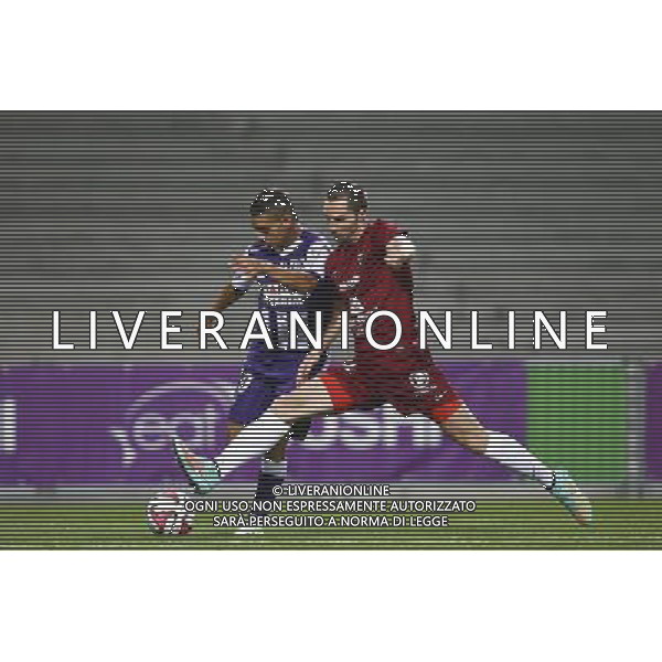 Wissam Ben Yedder / Kevin Lejeune - 08.11.2014 - Toulouse / Metz - 13eme journee Ligue 1 Photo : Manuel Blondeau / Icon Sport AG ALDO LIVERANI SAS ONLY ITALY