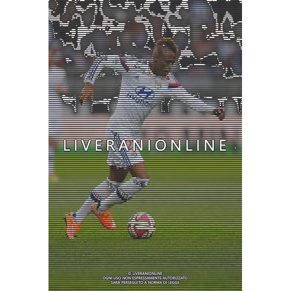 Clinton NJIE - 09.11.2014 - Lyon / Guingamp - 13eme journee de Ligue 1 - Photo : Jean Paul Thomas / Icon Sport /AGENZIA ALDO LIVERANI SAS - ITALY ONLY - EDITORIAL USE ONLY