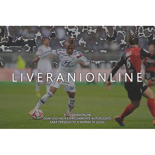 Clinton NJIE - 09.11.2014 - Lyon / Guingamp - 13eme journee de Ligue 1 - Photo : Jean Paul Thomas / Icon Sport /AGENZIA ALDO LIVERANI SAS - ITALY ONLY - EDITORIAL USE ONLY