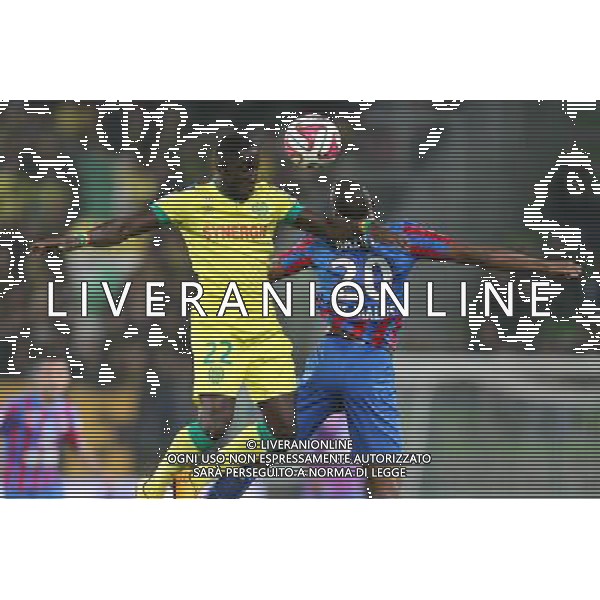 Issa CISSOKHO / Herve BAZILE - 08.11.2014 - Caen / Nantes - 13eme journee de Ligue 1 Photo : Vincent Michel / Icon Sport /AGENZIA ALDO LIVERANI SAS - ITALY ONLY - EDITORIAL USE ONLY