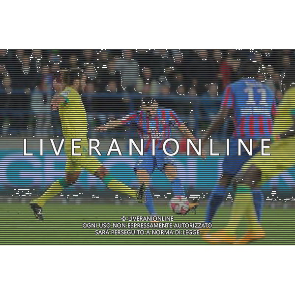 But Mathieu DUHAMEL / Oswaldo VIZCARRONDO - 08.11.2014 - Caen / Nantes - 13eme journee de Ligue 1 Photo : Vincent Michel / Icon Sport /AGENZIA ALDO LIVERANI SAS - ITALY ONLY - EDITORIAL USE ONLY