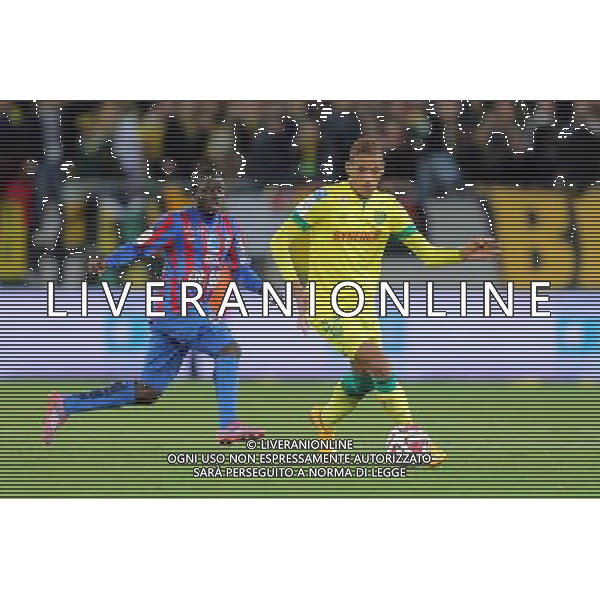 Yacine BAMMOU / Ngolo KANTE - 08.11.2014 - Caen / Nantes - 13eme journee de Ligue 1 Photo : Vincent Michel / Icon Sport /AGENZIA ALDO LIVERANI SAS - ITALY ONLY - EDITORIAL USE ONLY