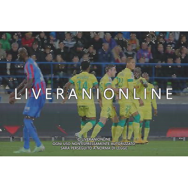 Joie Jordan VERETOUT - 08.11.2014 - Caen / Nantes - 13eme journee de Ligue 1 Photo : Vincent Michel / Icon Sport /AGENZIA ALDO LIVERANI SAS - ITALY ONLY - EDITORIAL USE ONLY