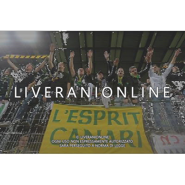 Supporters Nantes - 08.11.2014 - Caen / Nantes - 13eme journee de Ligue 1 Photo : Vincent Michel / Icon Sport /AGENZIA ALDO LIVERANI SAS - ITALY ONLY - EDITORIAL USE ONLY