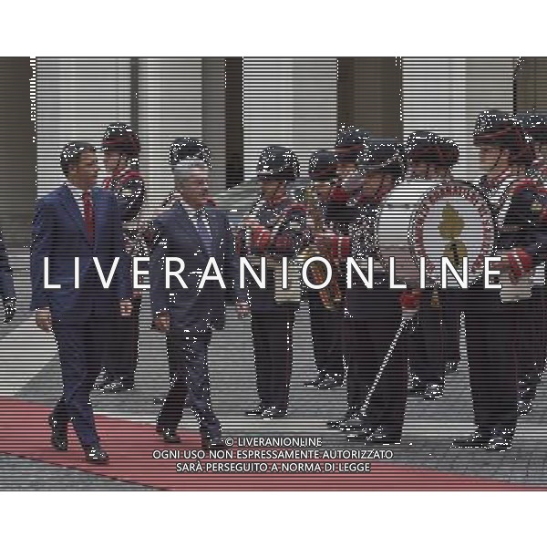 Roma - 11/11/2014 - Palazzo Chigi - Il Presidente del Consiglio dei Ministri Matteo Renzi riceve il Presidente Federale della Repubblica dÕAustria Heinz Fischer - nella foto: Matteo Renzi e Heinz Fischer / Ph. Fabrizio Corradetti - Ag. Aldo Liverani sas