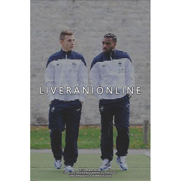 Lucas DIGNE / Alexandre LACAZETTE - 10.11.2014 - Conference de presse - Equipe de France Photo : Dave Winter / Icon Sport /Agenzia Aldo Liverani sas - ITALY ONLY - EDITORIAL USE ONLY - CONFERENZA STAMPA E ALLENAMENTO DELLA NAZIONALE DELLA FRANCIA