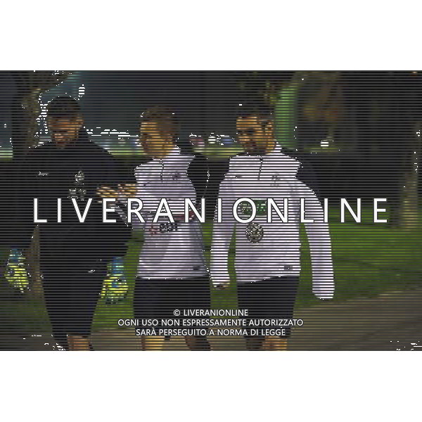 Benoit COSTIL / Lucas DIGNE / Loic PERRIN - 10.11.2014 - Entrainement Equipe de France Photo : Dave Winter / Icon Sport /Agenzia Aldo Liverani sas - ITALY ONLY - EDITORIAL USE ONLY - CONFERENZA STAMPA E ALLENAMENTO DELLA NAZIONALE DELLA FRANCIA