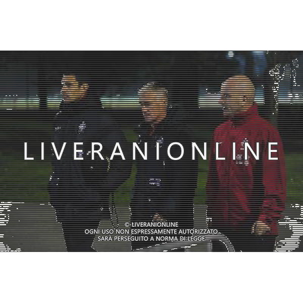 Franck RAVIOT / Didier DESCHAMPS / Guy STEPHAN - 10.11.2014 - Entrainement Equipe de France Photo : Dave Winter / Icon Sport /Agenzia Aldo Liverani sas - ITALY ONLY - EDITORIAL USE ONLY - CONFERENZA STAMPA E ALLENAMENTO DELLA NAZIONALE DELLA FRANCIA